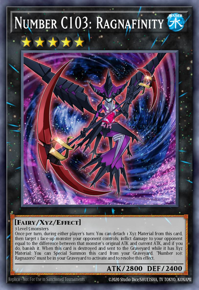 (043) YuGiOh TCG PRIO: Primal Origin Single: Number C103: Ragnafinity  Rare