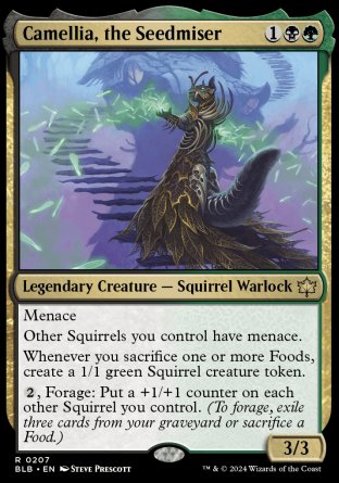 (207) Magic The Gathering Bloomburrow Single: Camellia, the Seedmiser Holo Rare