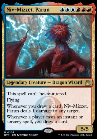 (207) Magic The Gathering Ravnica Remastered Single: Niv-Mizzet, Parun Holo Rare