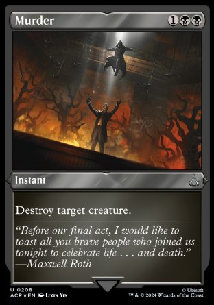 (208) Magic The Gathering Universes Beyond: Assassin's Creed: Extras Single: Murder (V.2) Holo Uncommon