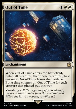 (209) Magic The Gathering Universes Beyond: Doctor Who Single: Out of Time Holo Rare