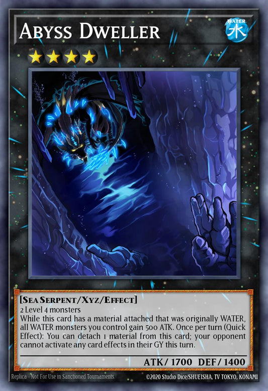 (033) YuGiOh TCG RA02: 25th Anniversary Rarity Collection II Single: Abyss Dweller (V.1 - Super Rare)  Super Rare