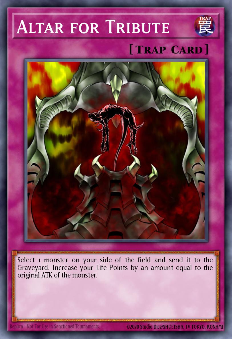 (EN095) YuGiOh TCG DCR: Dark Crisis Single: Altar for Tribute (V.2 - Common) Common