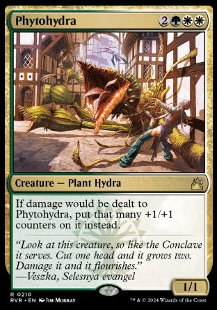 (210) Magic The Gathering Ravnica Remastered Single: Phytohydra Holo Rare