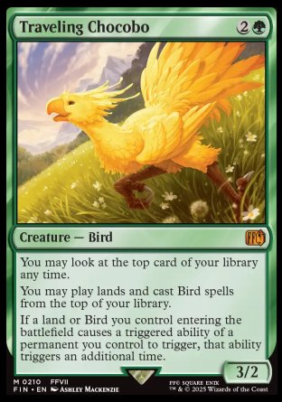 (210) Magic The Gathering Magic: The Gathering - FINAL FANTASY: Promos Single: Traveling Chocobo Holo Mythic