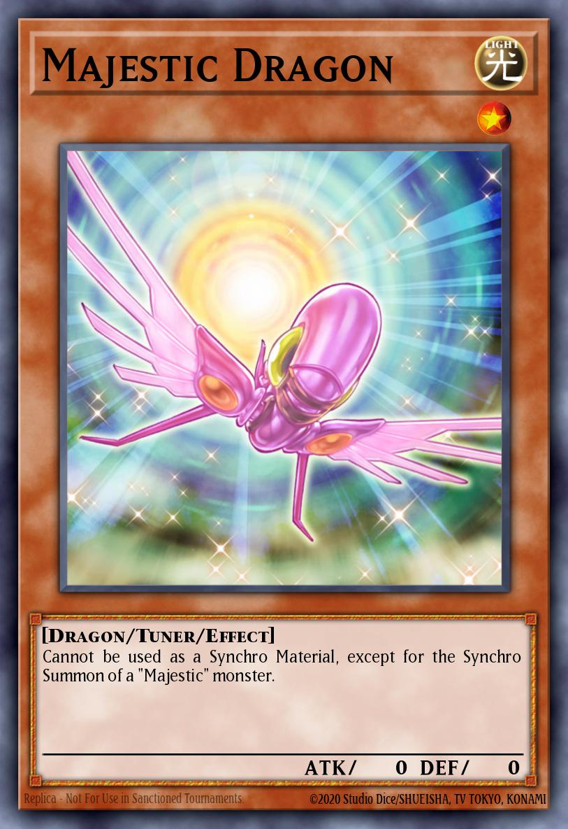 (001) YuGiOh TCG SOVR: Stardust Overdrive Single: Majestic Dragon Super Rare