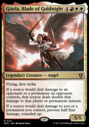 (211) Magic The Gathering Commander: Murders at Karlov Manor Single: Gisela, Blade of Goldnight Mythic