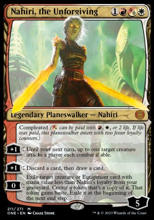 (211) Magic The Gathering Phyrexia: All Will Be One Single: Nahiri, the Unforgiving Holo Mythic