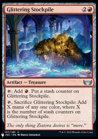 (107) Magic The Gathering The List Single: Glittering Stockpile Uncommon