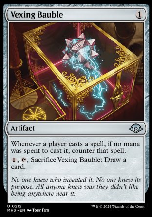 (212) Magic The Gathering Modern Horizons 3 Single: Vexing Bauble Uncommon