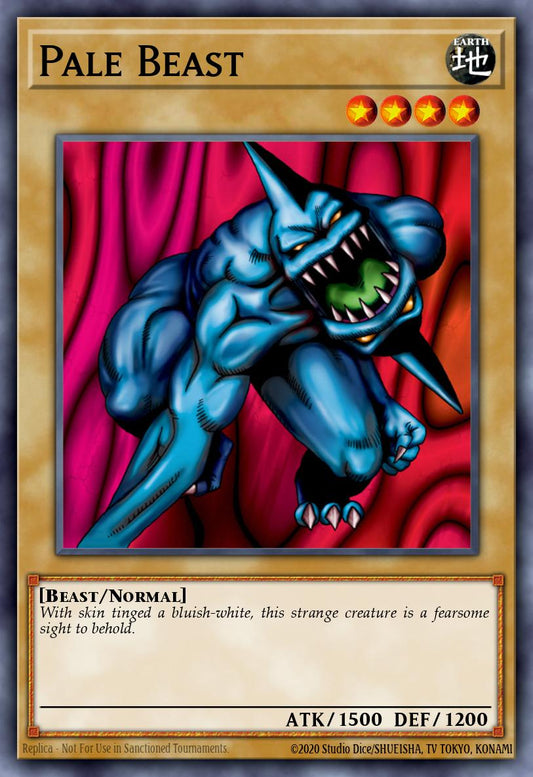 (EN047) YuGiOh TCG MRD: Metal Raiders Single: Pale Beast (V.3 - Common)  Common