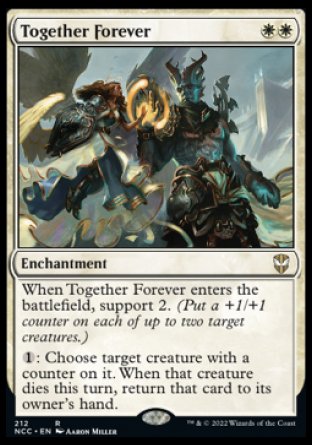(212) Magic The Gathering Commander: Streets of New Capenna Single: Together Forever Rare