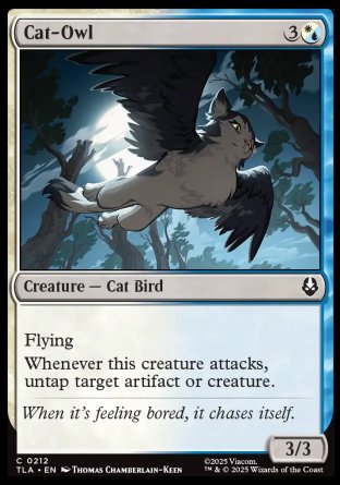 (212) Magic The Gathering Magic: The Gathering | Avatar: The Last Airbender Single: Cat-Owl Common