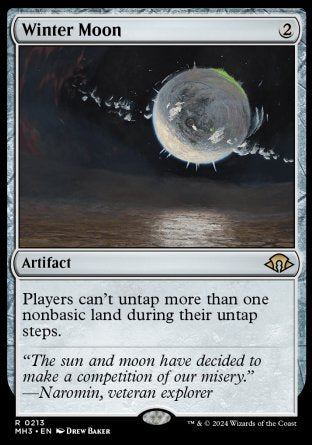 (213) Magic The Gathering Modern Horizons 3 Single: Winter Moon Rare