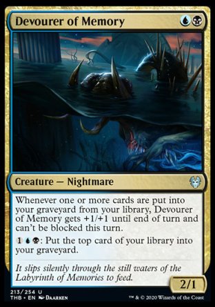 (213/254) Magic The Gathering Theros Beyond Death Single: Devourer of Memory Uncommon