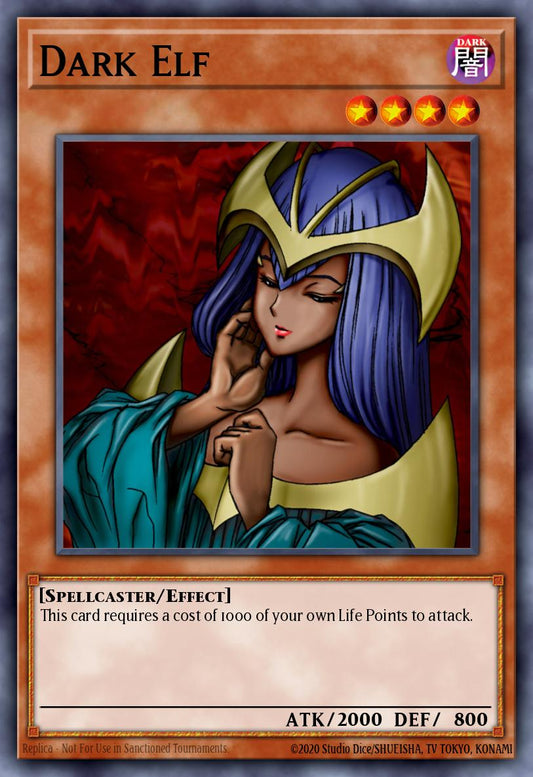 (EN113) YuGiOh TCG MRD: Metal Raiders Single: Dark Elf (V.3 - Rare)  Rare