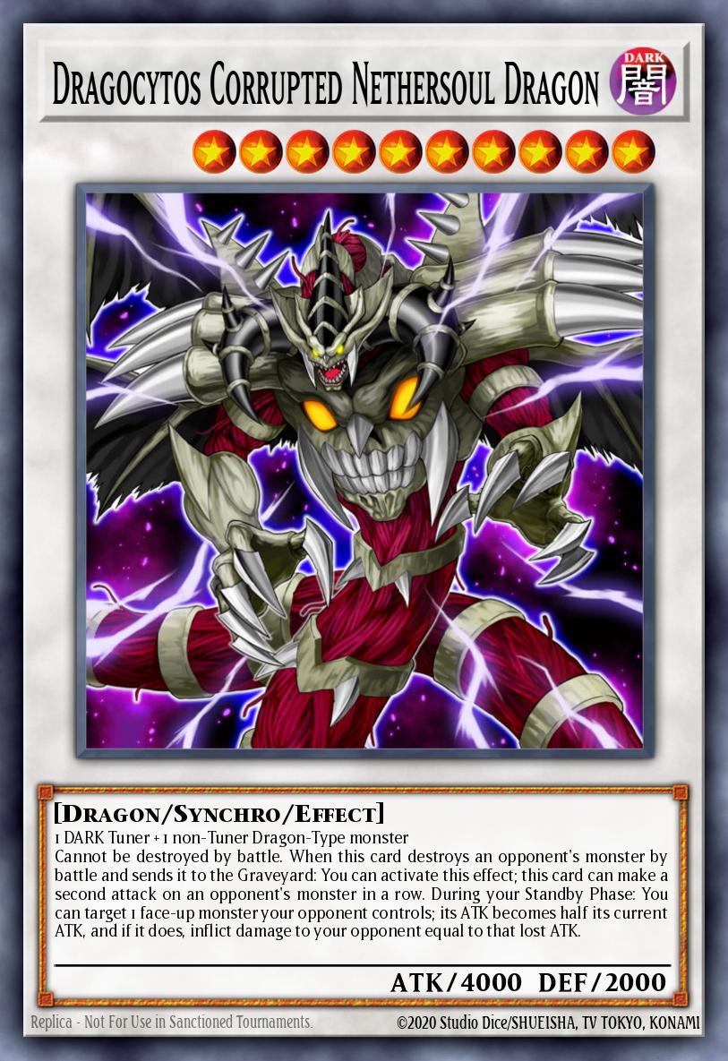 (014) YuGiOh TCG PGL2: Premium Gold 2 Single: Dragocytos Corrupted Nethersoul Dragon Gold Secret Rare
