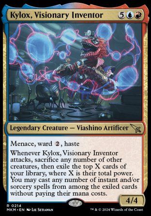 (214) Magic The Gathering Murders at Karlov Manor Single: Kylox, Visionary Inventor Holo Rare