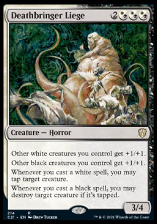 (214) Magic The Gathering Commander: Strixhaven Single: Deathbringer Liege Rare