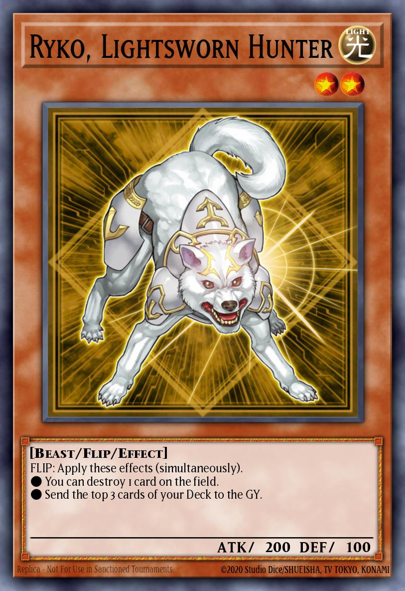 (022) YuGiOh TCG LODT: Light of Destruction Single: Ryko, Lightsworn Hunter (V.2 - Super Rare) Super Rare