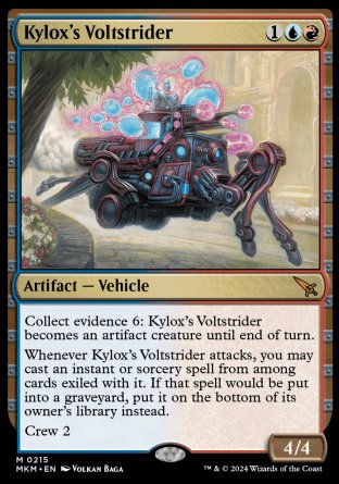 (215) Magic The Gathering Murders at Karlov Manor Single: Kylox's Voltstrider Mythic