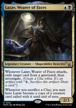 (216) Magic The Gathering Murders at Karlov Manor Single: Lazav, Wearer of Faces Rare