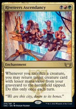 (216) Magic The Gathering Streets of New Capenna Single: Riveteers Ascendancy Holo Rare