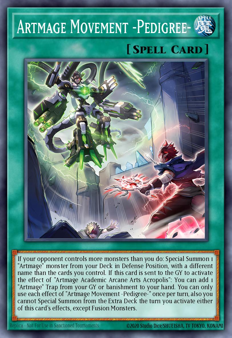 (060) YuGiOh TCG DOOD: Doom of Dimensions Single: Artmage Movement -Pedigree- Common