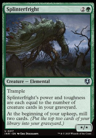 (217) Magic The Gathering Innistrad Remastered Single: Splinterfright Uncommon