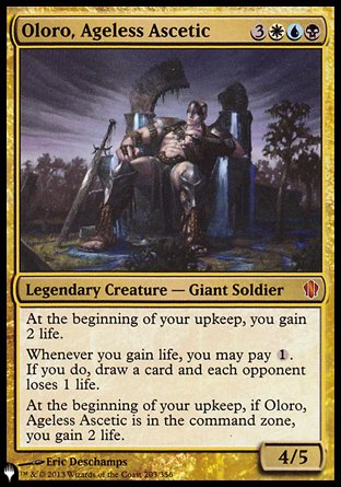 (203) Magic The Gathering The List Single: Oloro, Ageless Ascetic Mythic