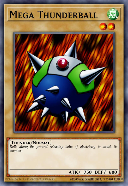 (EN044) YuGiOh TCG MRD: Metal Raiders Single: Mega Thunderball (V.3 - Common)  Common