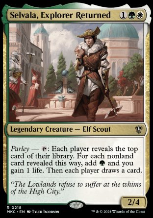 (218) Magic The Gathering Commander: Murders at Karlov Manor Single: Selvala, Explorer Returned Rare