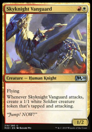 (218/280) Magic The Gathering Core 2020 Single: Skyknight Vanguard Uncommon