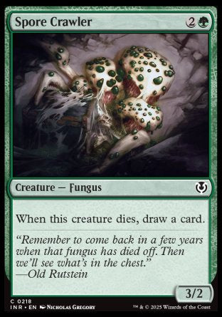 (218) Magic The Gathering Innistrad Remastered Single: Spore Crawler Holo Common