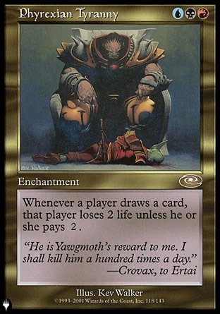 (118) Magic The Gathering The List Single: Phyrexian Tyranny Rare