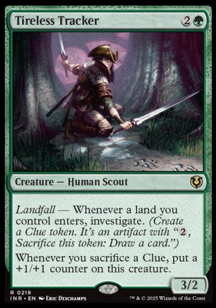 (219) Magic The Gathering Innistrad Remastered Single: Tireless Tracker Rare