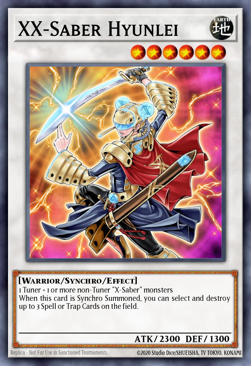 (044) YuGiOh TCG ABPF: Absolute Powerforce Single: XX-Saber Hyunlei (V.2 - Ultimate Rare) Ultimate Rare