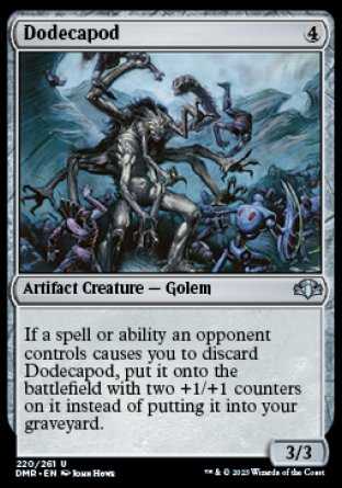 (220) Magic The Gathering Dominaria Remastered Single: Dodecapod Holo Uncommon