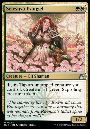 (220) Magic The Gathering Ravnica Remastered Single: Selesnya Evangel Holo Uncommon