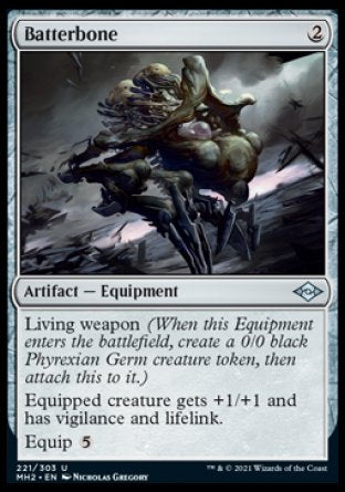 (221) Magic The Gathering Modern Horizons 2 Single: Batterbone Holo Uncommon