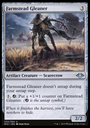(222/254) Magic The Gathering Modern Horizons Single: Farmstead Gleaner Holo Uncommon