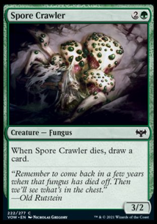 (222) Magic The Gathering Innistrad: Crimson Vow Single: Spore Crawler Holo Common