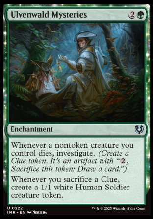 (222) Magic The Gathering Innistrad Remastered Single: Ulvenwald Mysteries Holo Uncommon