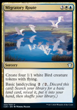 (222/322) Magic The Gathering Commander: Ikoria Single: Migratory Route Uncommon