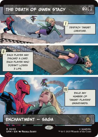 (223) Magic The Gathering Magic: The Gathering | Marvel's Spider-Man: Extras Single: The Death of Gwen Stacy Holo Rare