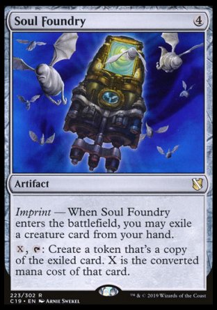 (223) Magic The Gathering Commander 2019 Single: Soul Foundry Rare