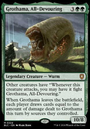 (224) Magic The Gathering Commander: Bloomburrow Single: Grothama, All-Devouring Mythic