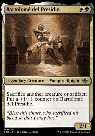 (224) Magic The Gathering The Lost Caverns of Ixalan Single: Bartolom������ del Presidio Holo Uncommon