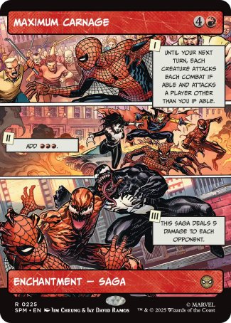(225) Magic The Gathering Magic: The Gathering | Marvel's Spider-Man: Extras Single: Maximum Carnage Holo Rare