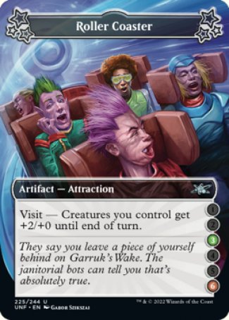 (225) Magic The Gathering Unfinity Single: Roller Coaster (V.2) Uncommon